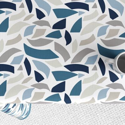 NAPPE COTON ANTI TACHE 140X200 TERRAZA OCEAN