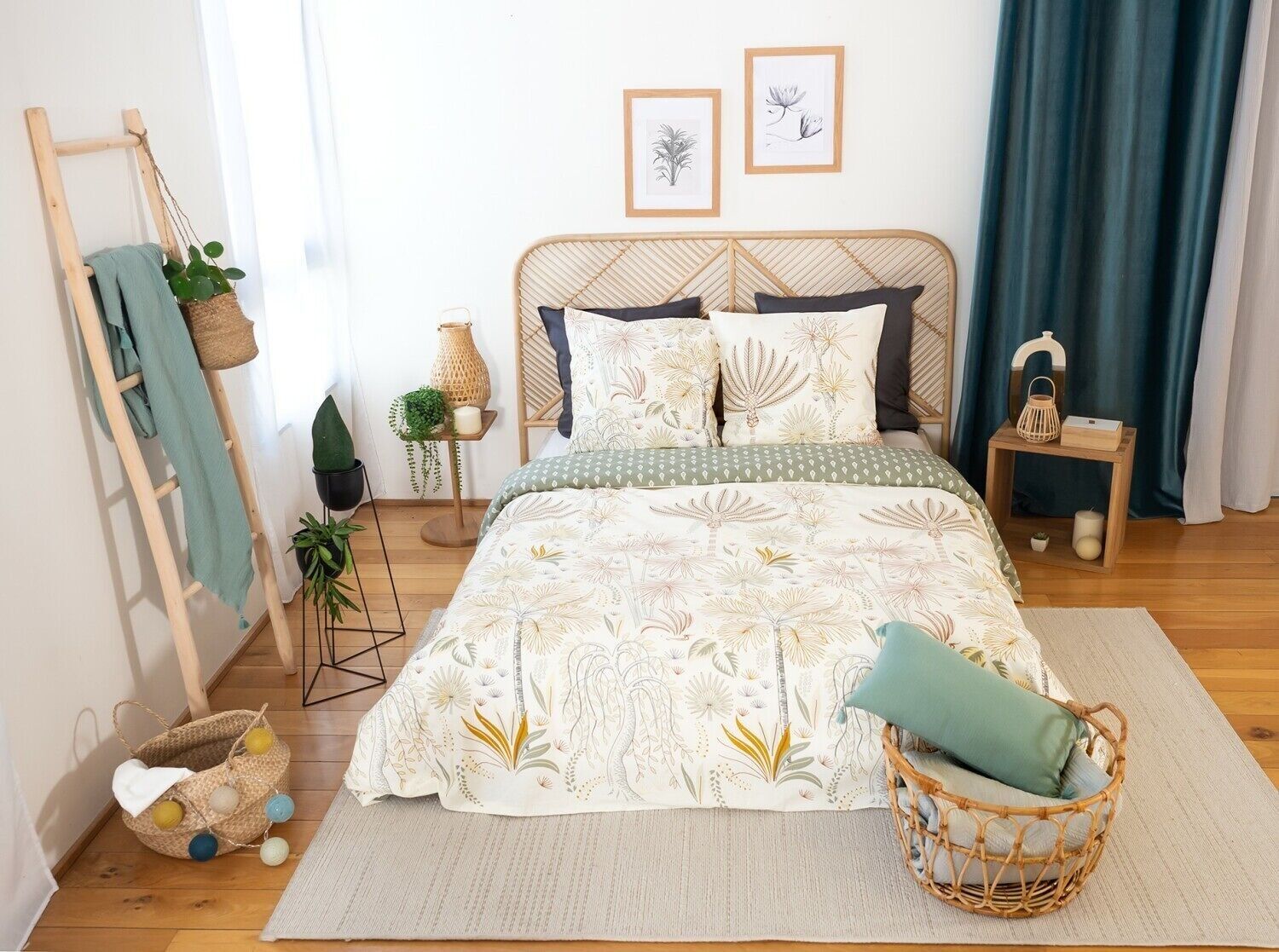 SET COPRIPIUMINO 3 PZ 240X220 CM 100% COTONE 57 FILI TINGUELIE