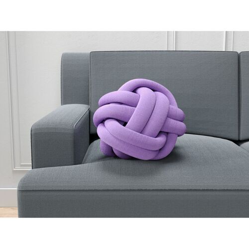 COUSSIN NŒUD VIOLET