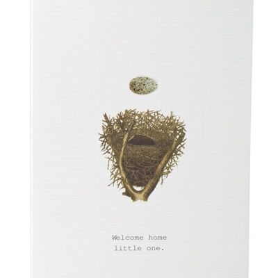 Tokyomilk Welcome Home Little One (Nest) - Greeting Card