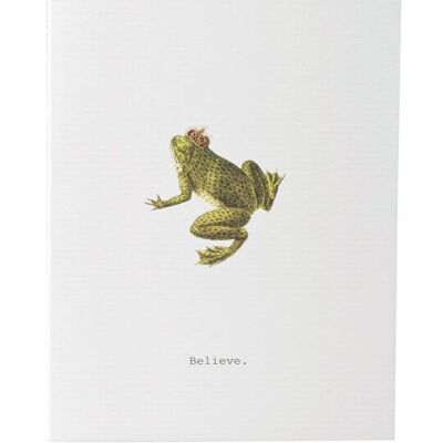 Tokyomilk Believe (Frog) - Greeting Card
