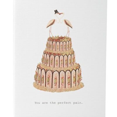 Tokyomilk The Perfect Pair (Flamingo) - Greeting Card