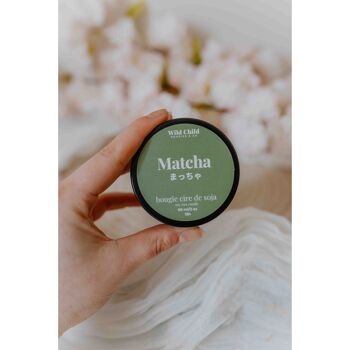 "Matcha" - Bougie naturelle parfumée - 12h 1