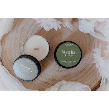 "Matcha" - Bougie naturelle parfumée - 12h 3