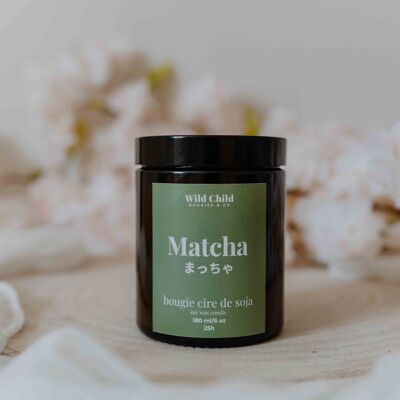 „Matcha“ – Natürliche Duftkerze – 25 Stunden