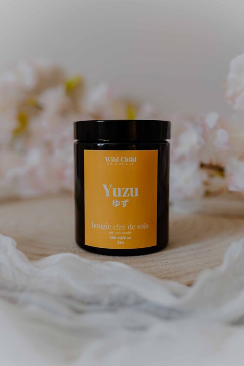 "Yuzu" - Bougie naturelle parfumée - 25H