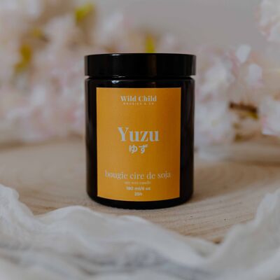 "Yuzu" - Natural scented candle - 25H