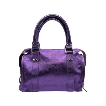 SAC A MAIN CUIR IRISE FABIOLA VIOLET 2