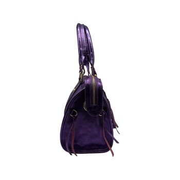 SAC A MAIN CUIR IRISE FABIOLA VIOLET 3