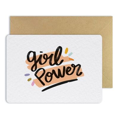 Girl Power - Postkarte