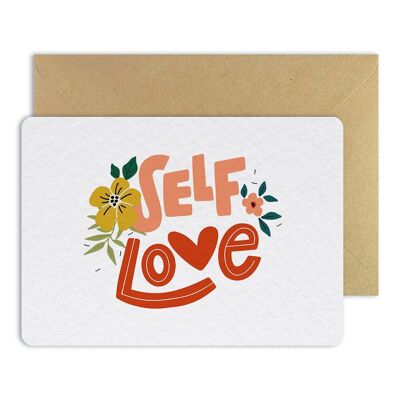 Selbstliebe - Postkarte