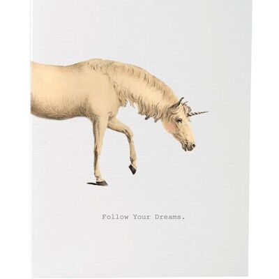 Tokyomilk Follow Your Dreams (Unicorn) - Greeting Card