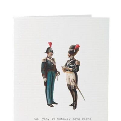 Tokyomilk Men With Hats - Greeting Card