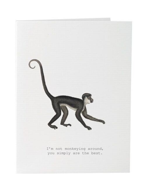 Tokyomilk Monkeying Around - Greeting Card