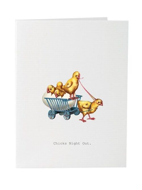 Tokyomilk Chicks Night Out - Greeting Card