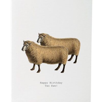 Tokyomilk Happy Birthday To Ewe – Grußkarte