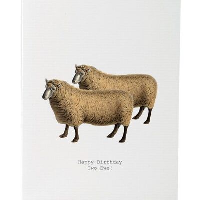 Tokyomilk Happy Birthday To Ewe - Greeting Card