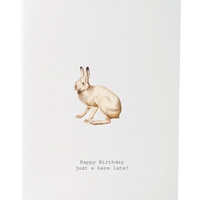 Tokyomilk A Hare Late - Greeting Card