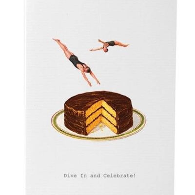 Tokyomilk Dive In And Celebrate - Greeting Card