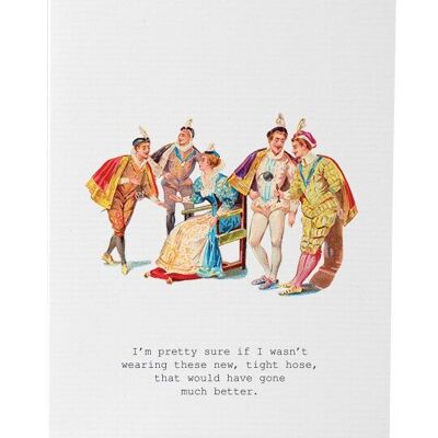 Tokyomilk Tight Hose - Greeting Card