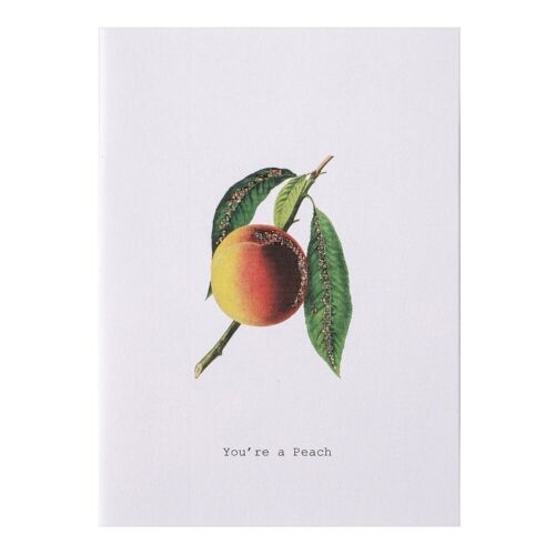 Tokyomilk You'Re A Peach  - Greeting Card