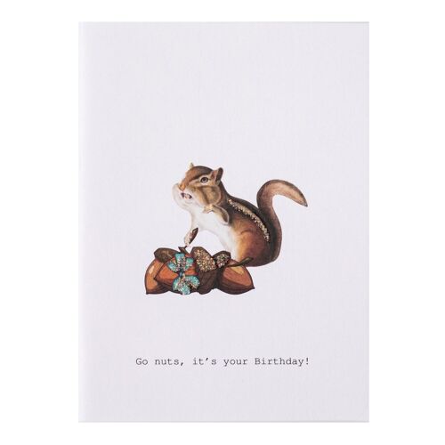 Tokyomilk Go Nuts  - Greeting Card