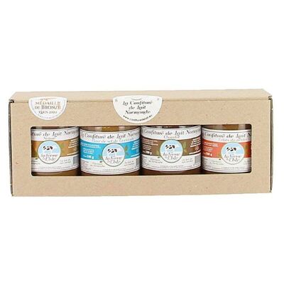 Lot de confiture de lait - Ferme de Lisle - 4 x 100g