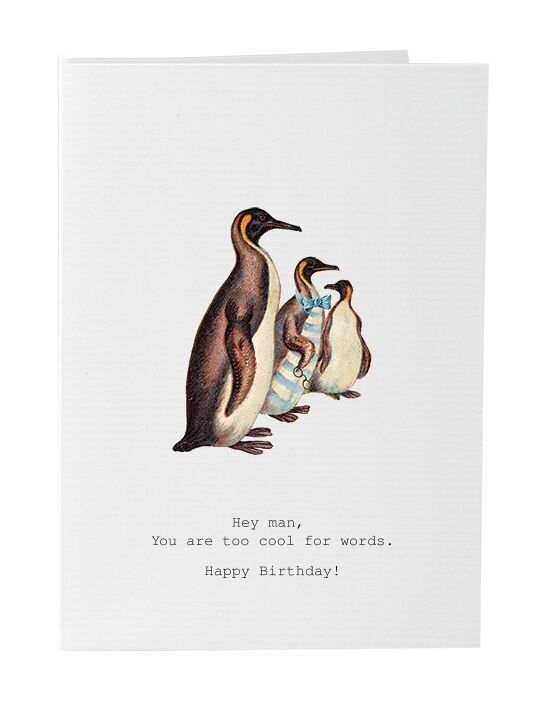 Tokyomilk Too Cool - Biglietto d'auguri