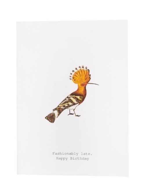 Tokyomilk Fashionably Late  - Greeting Card