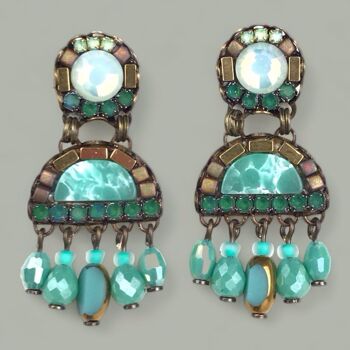 Boucles d'oreilles en cristal BASICO BY MELIZI 1