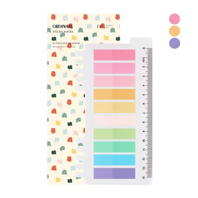 Sunkissed Summer | Adhesive strips | Transparent Sticky Notes | sticky notes | Index tabs sticky notes