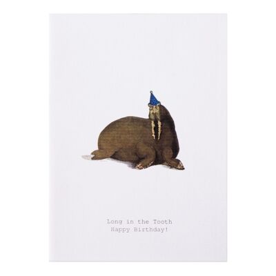Tokyomilk Long In The Tooth  - Greeting Card