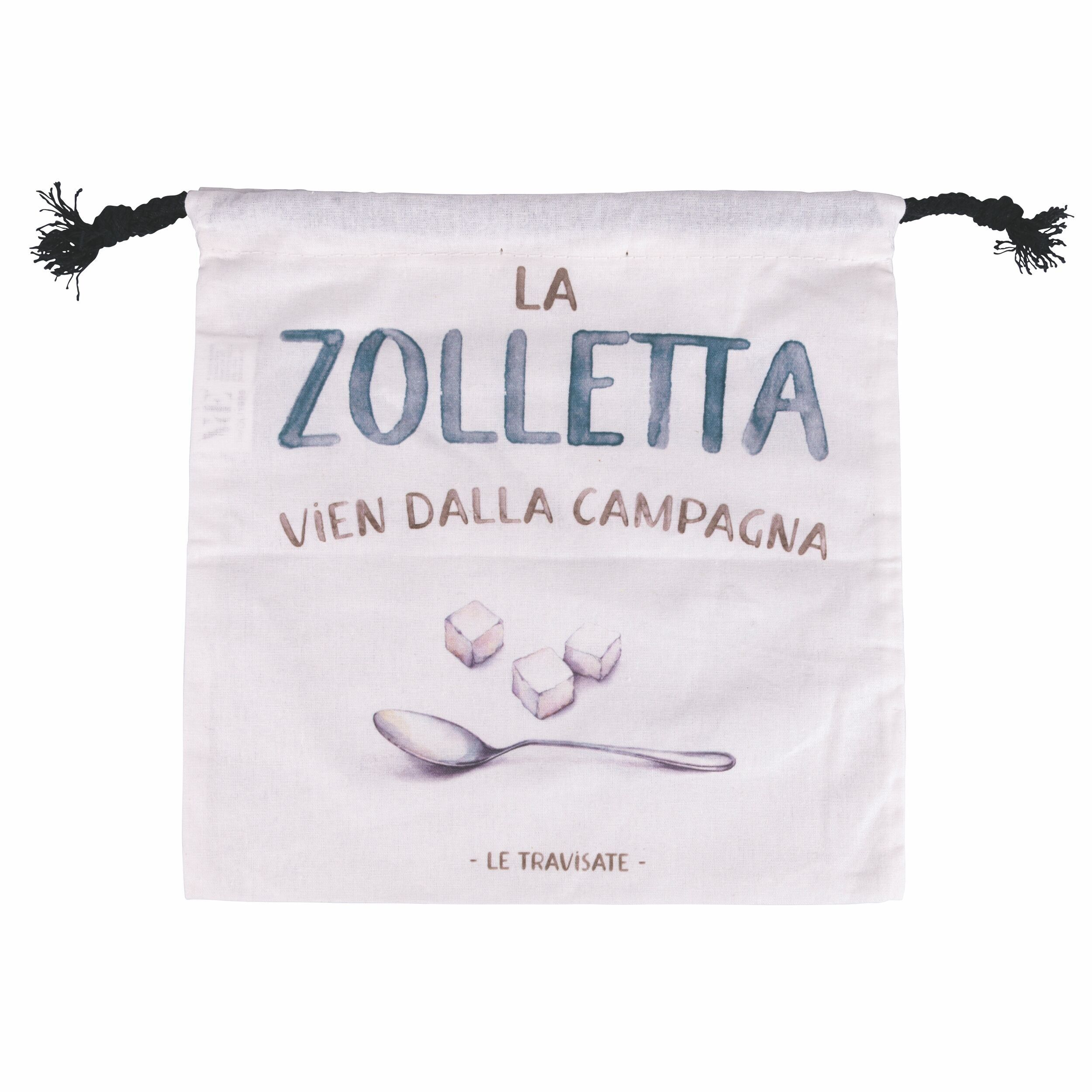 Baumwollzuckerbeutel 25x25 cm, Le Travisate