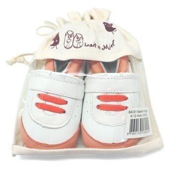 Chaussons bébé - Baskets orange 2-3 ans 7