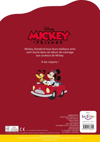 LIVRE - Hello colo : Mickey & friends 2