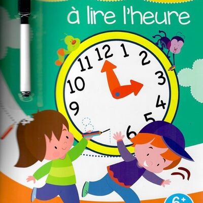BOOK - LEARN TO READ THE TIME (ERASABLE PEN)