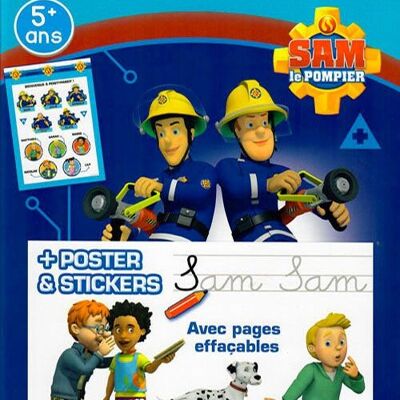 BOOK - FIREMAN SAM: PLAY WITH/WITH STICKERS