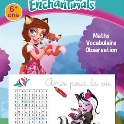 BOOK - I LEARN EVERYTHING WITH THE ENCHANTIMALS 6+