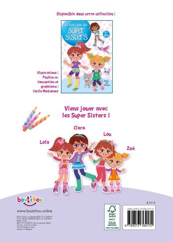 LIVRE - SUPER SISTERS - PETITES ARTISTES 5+ 3