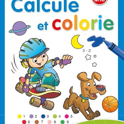 BOOK - CALCULATE AND COLOR - BOY 6+