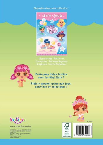 LIVRE - LES MINI GIRLZ - LA FÊTE 5+ 3