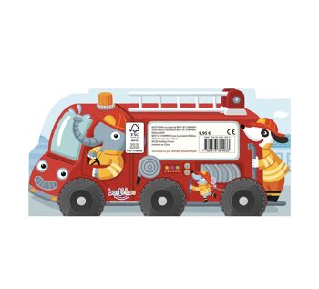 LIVRE - PETIT PILOTE XL : Léo le camion de pompier 2