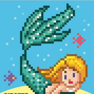 LIBRO - PIXEL ART: PIRATAS Y SIRENA