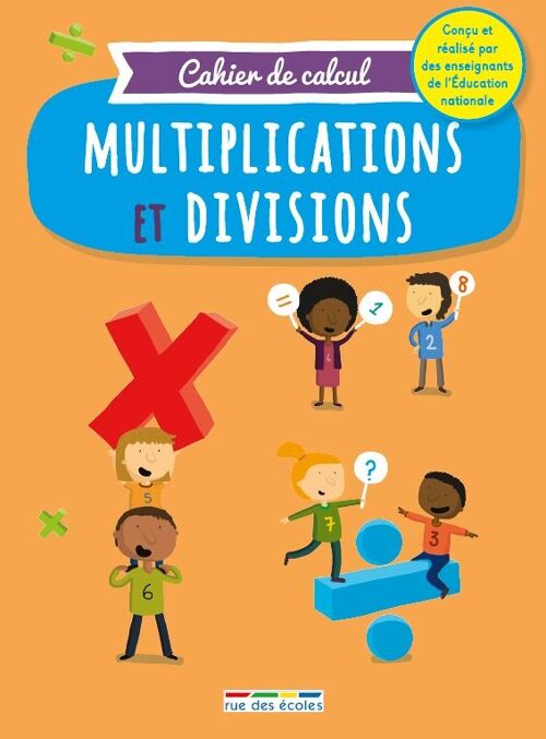 LIVRE - Cahier de calcul multiplication et divisions