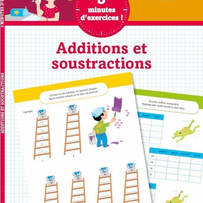 LIVRE - 3 minutes d'exercice "additions et soustractions"