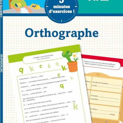 LIVRE - 5 minutes d'exercice "Orthographe"