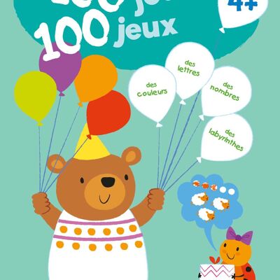 LIBRO - 100 giorni - 100 giochi 4 anni +
