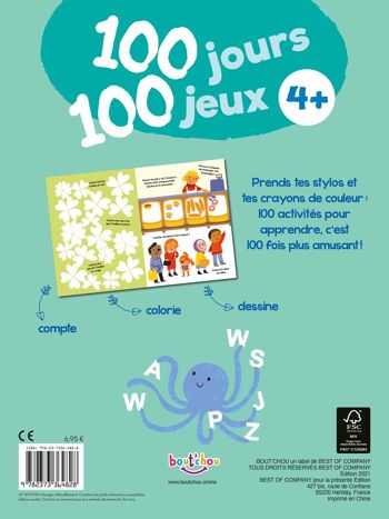 LIVRE - 100 jours - 100 jeux 4 ans + 2