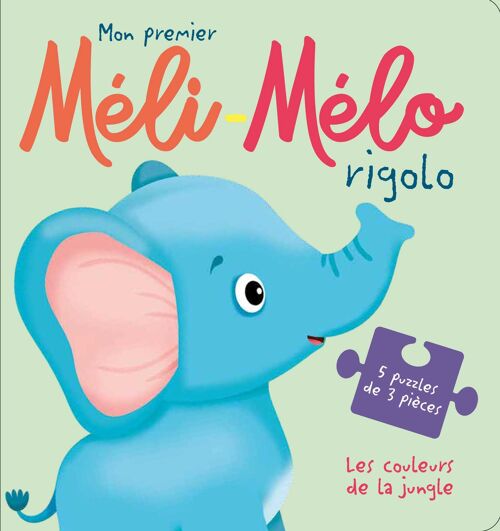 LIVRE - Méli-Mélo rigolo les couleurs de la jungle