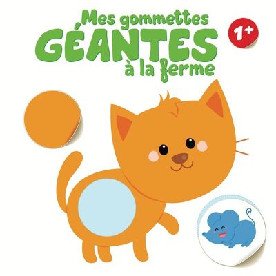 BOOK - My giant stickers at the cat farm